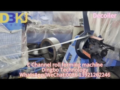 Machine à former des rouleaux en C sur mesure avec perforation hydraulique